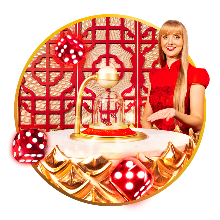 Super Sic Bo & Dragon Tiger circular banner